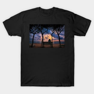 Cloudy sunset in Sugartown T-Shirt